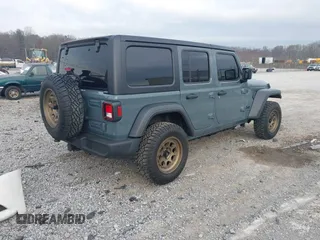 2024 Jeep Wrangler Sport S with VIN 1C4PJXDG3RW259023, listed as a IAAI auction lot 41783151 with 23,152 mi miles. Bid and sale history available at carsss.com. Image 4.