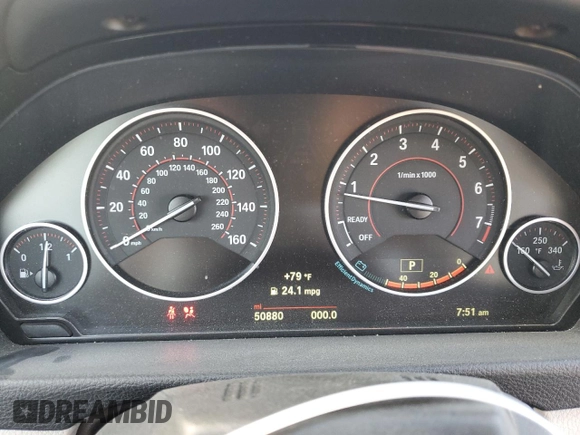 2020 BMW 4 Series 430i xDrive with VIN WBA4Z3C06L5P37552, listed as a Copart auction lot 59260984 with 50,880 mi miles and Salvage title. Bid and sale history available at DreamBid. Image 9.