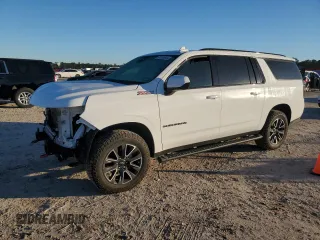 2021 Chevrolet Suburban Z71 with VIN 1GNSKDKD9MR455853, listed as a Copart auction lot 81556844 with 45,519 mi miles and Salvage title. Bid and sale history available at DreamBid. Image 1.