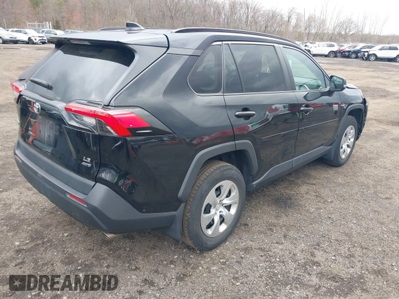 2019 Toyota RAV4 LE with VIN 2T3G1RFV9KW054009, listed as a IAAI auction lot 41878271 with 78,551 mi miles and . Bid and sale history available at DreamBid. Image 4.