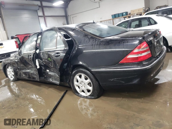 2002 Mercedes-Benz S-Class 5.0L with VIN WDBNG75J22A291981, listed as a Copart auction lot 83035044 with 0 mi miles and Salvage Title. Bid and sale history available at carsss.com. Image 2.