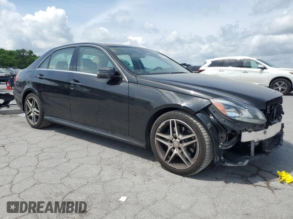 2014 Mercedes-Benz E 350 Luxury with VIN WDDHF8JBXEB024789, listed as a Copart auction lot 55060725 with 115,281 mi miles and Salvage Title. Bid and sale history available at DreamBid. Image 4.