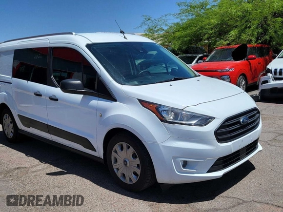 2020 Ford Transit Connect XLT with VIN NM0LS7F24L1481133, listed as a Copart auction lot 57135745 with 97,962 mi miles and Clean title. Bid and sale history available at DreamBid. Image 1.