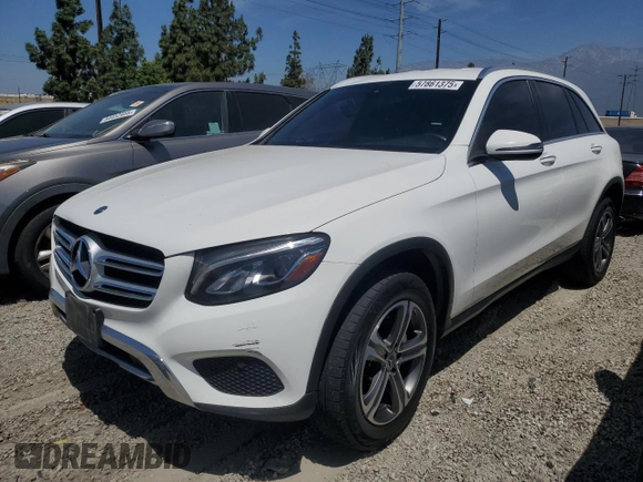 2019 Mercedes-Benz GLC 300 with VIN WDC0G4JB2KV194307, listed as a Copart auction lot 57861375 with 156,910 mi miles and Clean title. Bid and sale history available at DreamBid. Image 1.