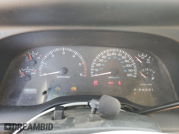 2001 Dodge 1500 with VIN 3B7HC13Y61M563280, listed as a Copart auction lot 52012165 with 192,451 mi miles and Clean Title. Bid and sale history available at carsss.com. Image 9.