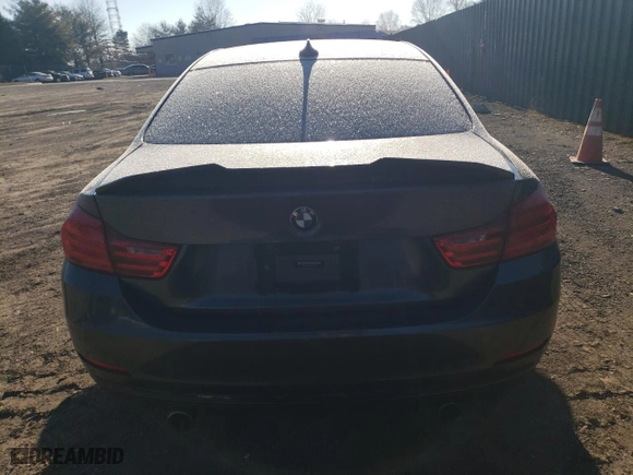 2014 BMW 4 Series 435i xDrive with VIN WBA3R5C58EK187469, listed as a Copart auction lot 46109745 with 118,040 mi miles and Salvage Title. Bid and sale history available at carsss.com. Image 6.