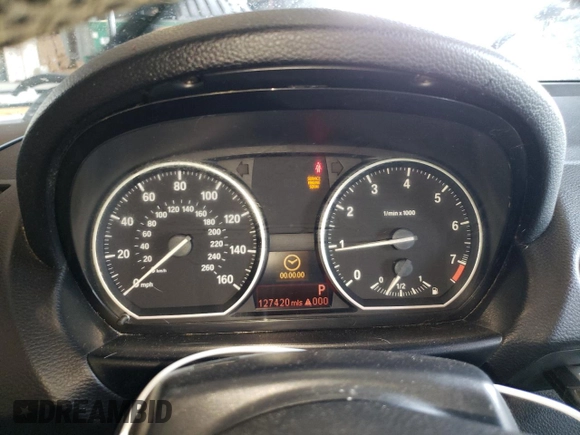 2012 BMW 1 Series 128i with VIN WBAUN1C5XCVH84372, listed as a Copart auction lot 54162815 with 127,420 mi miles and Clean title. Bid and sale history available at DreamBid. Image 9.