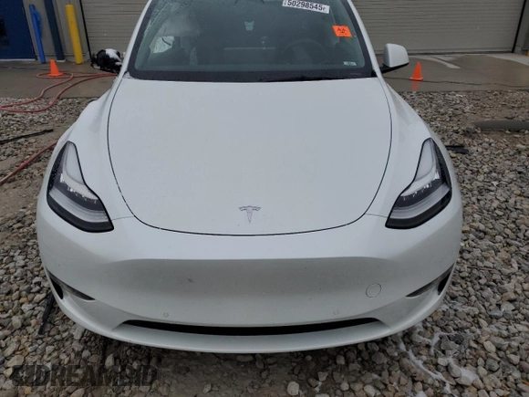 2021 Tesla Model Y Long Range with VIN 5YJYGDEE0MF265423, listed as a Copart auction lot 50298545 with Not Provided miles and Non Repairable. Bid and sale history available at DreamBid. Image 12.