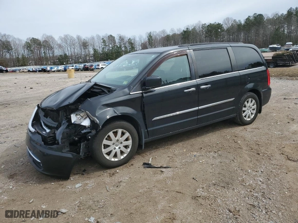 2016 Chrysler Town & Country Touring with VIN 2C4RC1BG6GR132694, listed as a Copart auction lot 48082975 with 159,616 mi miles and Salvage Title. Bid and sale history available at carsss.com. Image 1.