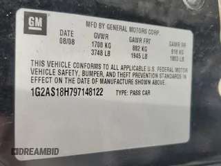 2009 Pontiac G5 z VIN 1G2AS18H797148122, wystawiony jako Copart lot #65677874 z przebiegiem Nie podano mil oraz Nie do naprawy • Non repairable. Historia ofert i sprzedaży dostępna na DreamBid. Obrazek 12.