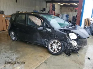 2010 Honda Fit Sport with VIN JHMGE8H48AS019874, listed as a Copart auction lot 58463765 with Not provided miles and Salvage title. Bid and sale history available at DreamBid. Image 4.