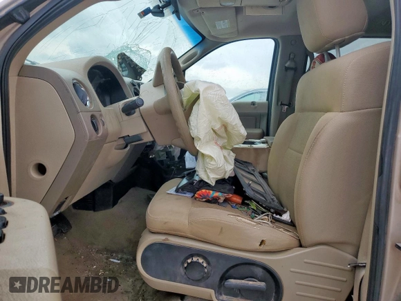 2006 Ford F-150 XLT with VIN 1FTPW12V36KC46369, listed as a Copart auction lot 54889525 with 197,433 mi miles and Salvage Title. Bid and sale history available at DreamBid. Image 7.