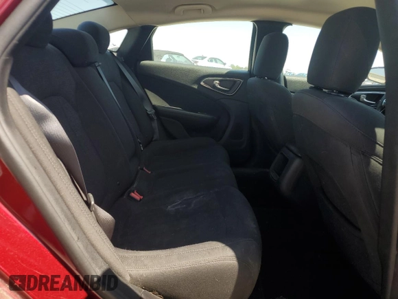 2016 Chrysler 200 LX with VIN 1C3CCCFB1GN186244, listed as a Copart auction lot 52722925 with 84,483 mi miles and Salvage Title. Bid and sale history available at carsss.com. Image 10.