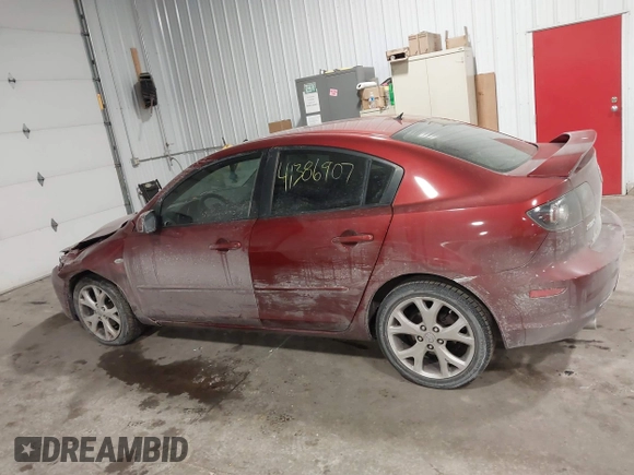 2008 Mazda Mazda3 i Touring Value with VIN JM1BK32F881176435, listed as a IAAI auction lot 41386907 with 156,763 mi miles. Bid and sale history available at carsss.com. Image 14.