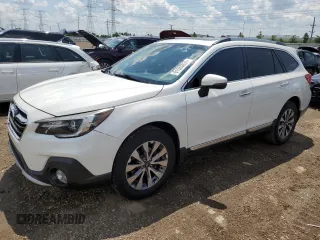 2018 Subaru Outback Touring with VIN 4S4BSETC9J3268787, listed as a Copart auction lot 61550025 with 72,537 mi miles and Salvage title. Bid and sale history available at DreamBid. Image 1.