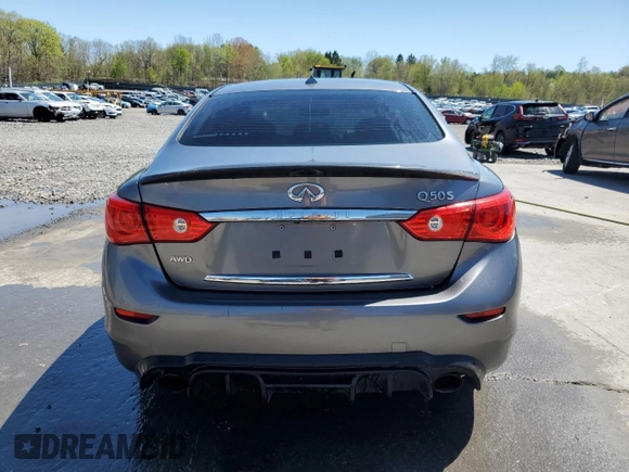 2017 Infiniti Q50 Premium z VIN JN1EV7AR2HM836235, wystawiony jako Copart lot #54678815 z przebiegiem 122 804 mil mil oraz Szkoda całkowita • Salvage title. Historia ofert i sprzedaży dostępna na DreamBid. Obrazek 6.