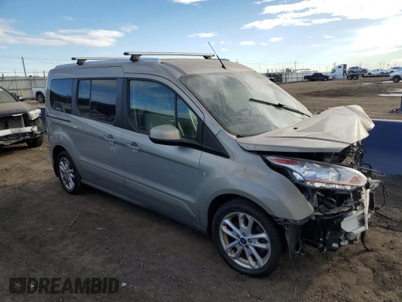 2015 Ford Transit Connect Wagon Titanium with VIN NM0GE9G79F1176441, listed as a Copart auction lot 81263684 with 120,670 mi miles and Salvage Title. Bid and sale history available at carsss.com. Image 4.