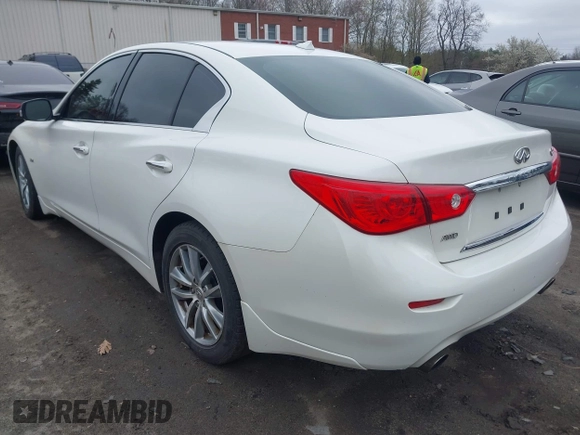 2016 Infiniti Q50 3.0t Premium with VIN JN1EV7AR4GM341324, listed as a IAAI auction lot 42093328 with 95,942 mi miles. Bid and sale history available at carsss.com. Image 3.