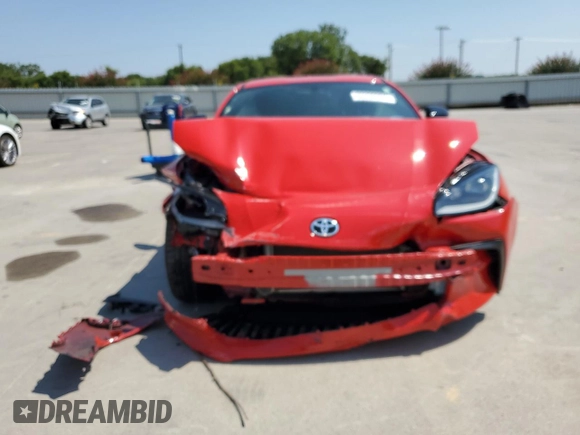 2023 Toyota GR86 Premium with VIN JF1ZNBF11P8757608, listed as a Copart auction lot 66290094 with 0 mi miles and Salvage Title. Bid and sale history available at carsss.com. Image 5.