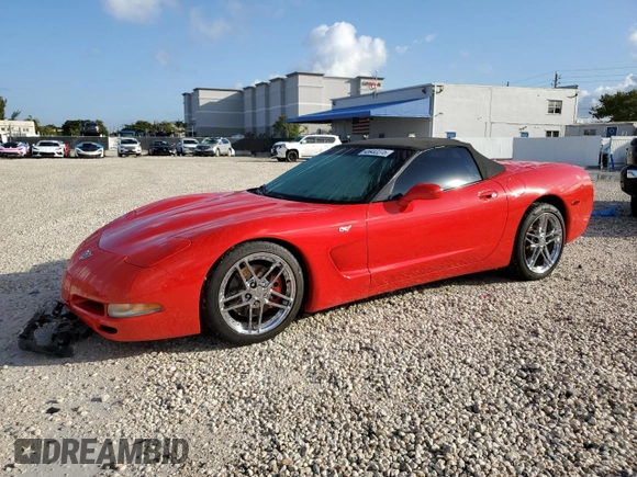 2003 Chevrolet Corvette with VIN 1G1YY32G035104186, listed as a Copart auction lot 45932275 with 149,954 mi miles and Salvage Title. Bid and sale history available at carsss.com. Image 1.