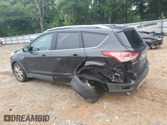 2015 Ford Escape Titanium with VIN 1FMCU0J96FUC00683, listed as a Copart auction lot 58345105 with 61,031 mi miles and Salvage title. Bid and sale history available at DreamBid. Image 2.