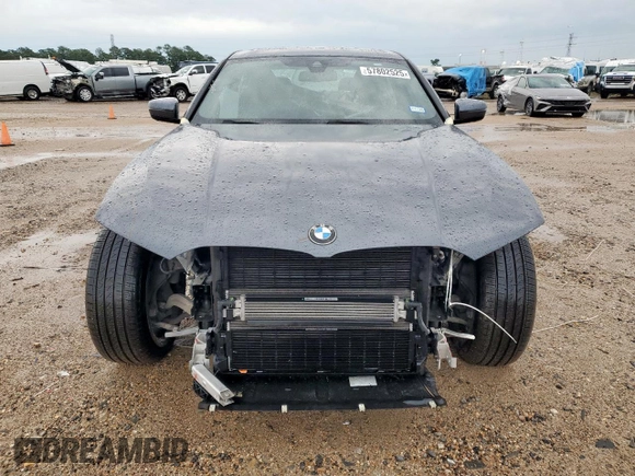 2021 BMW 3 Series 330i with VIN 3MW5R1J08M8B48101, listed as a Copart auction lot 57802525 with 47,604 mi miles and Salvage title. Bid and sale history available at DreamBid. Image 5.