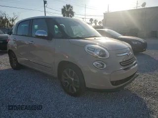 2017 FIAT 500L Lounge with VIN ZFBCFACH5HZ039602, listed as a Copart auction lot 43991785 with 120,918 mi miles and Salvage Title. Bid and sale history available at DreamBid. Image 4.
