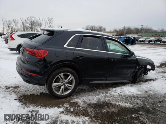 2019 Audi Q3 S line Premium Plus with VIN WA1EECF38K1065065, listed as a Copart auction lot 89388275 with 50,883 mi miles and Salvage Title. Bid and sale history available at carsss.com. Image 3.
