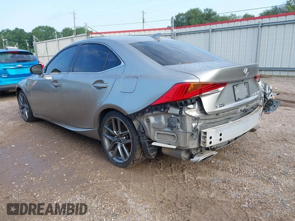 2017 Lexus IS with VIN JTHCM1D27H5022206, listed as a IAAI auction lot 42119275 with 136,736 mi miles. Bid and sale history available at carsss.com. Image 3.
