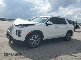2020 Hyundai Palisade SEL with VIN KM8R44HE7LU145886, listed as a Copart auction lot 64880205 with 91,906 mi miles and Salvage title. Bid and sale history available at DreamBid. Image 1.