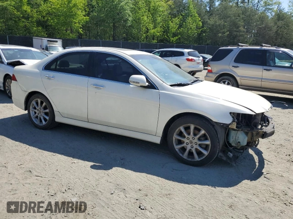 2006 Acura TSX Navi with VIN JH4CL96966C020306, listed as a Copart auction lot 54377925 with 220,301 mi miles and Salvage title. Bid and sale history available at DreamBid. Image 4.