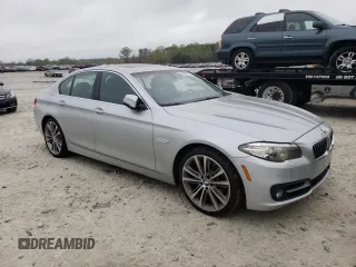 2015 BMW 5 Series 535i with VIN WBA5B1C53FD921981, listed as a Copart auction lot 48983675 with 100,397 mi miles and Salvage Title. Bid and sale history available at carsss.com. Image 4.