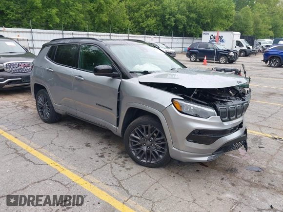 2022 Jeep Compass Limited with VIN 3C4NJDCB0NT108670, listed as a IAAI auction lot 42379451 with 42,170 mi miles and . Bid and sale history available at DreamBid. Image 1.