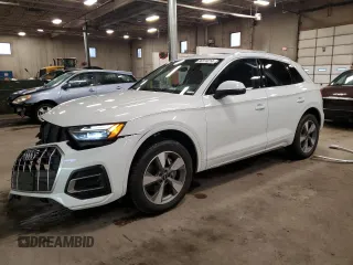 2023 Audi Q5 Premium with VIN WA1ABAFY5P2080454, listed as a Copart auction lot 86374214 with 13,536 mi miles and Salvage Title. Bid and sale history available at carsss.com. Image 1.
