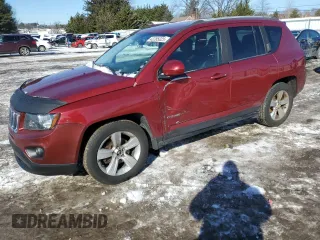 2015 Jeep Compass Latitude with VIN 1C4NJDEBXFD357935, listed as a Copart auction lot 42285025 with 119,392 mi miles and Non Repairable. Bid and sale history available at carsss.com. Image 1.