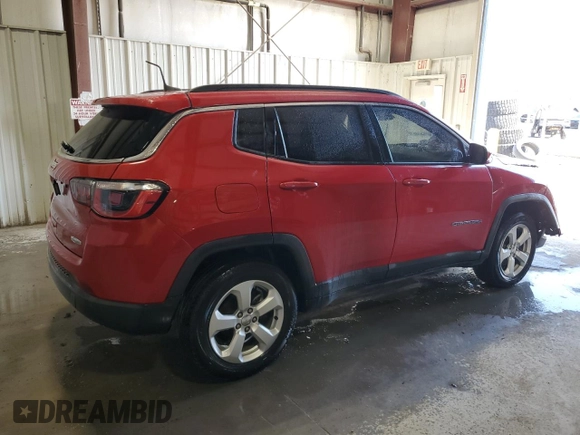2018 Jeep Compass Latitude z VIN 3C4NJDBB8JT143193, wystawiony jako Copart lot #53061015 z przebiegiem 89 264 mil mil oraz Tytuł czysty. Historia ofert i sprzedaży dostępna na DreamBid. Obrazek 3.