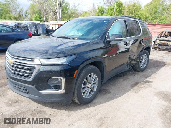 2023 Chevrolet Traverse LT Cloth with VIN 1GNERGKW9PJ121255, listed as a IAAI auction lot 42195974 with 20,847 mi miles and . Bid and sale history available at DreamBid. Image 2.