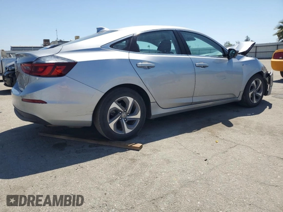 2019 Honda Insight LX z VIN 19XZE4F15KE021890, wystawiony jako Copart lot #56342525 z przebiegiem Nie podano mil oraz Szkoda całkowita • Salvage title. Historia ofert i sprzedaży dostępna na DreamBid. Obrazek 3.