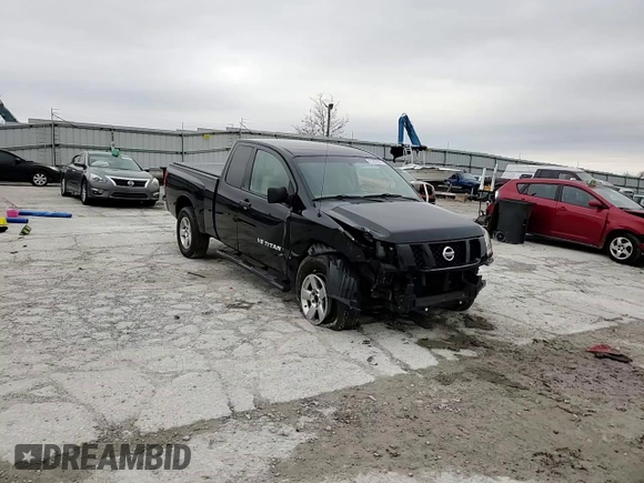 2008 Nissan Titan XE with VIN 1N6BA06C68N343849, listed as a Copart auction lot 81583294 with 84,448 mi miles and Salvage title. Bid and sale history available at DreamBid. Image 10.