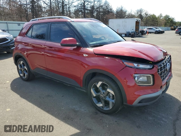 2021 Hyundai Venue SEL with VIN KMHRC8A33MU073251, listed as a Copart auction lot 54478155 with 59,531 mi miles and Clean Title. Bid and sale history available at carsss.com. Image 4.