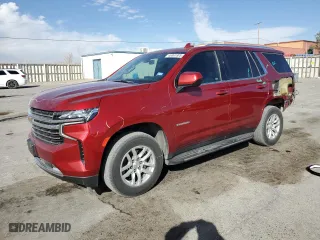 2021 Chevrolet Tahoe LT with VIN 1GNSCNKD6MR424580, listed as a Copart auction lot 46361905 with 62,488 mi miles and Salvage Title. Bid and sale history available at carsss.com. Image 1.