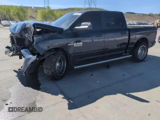 2016 Ram 1500 Sport z VIN 1C6RR7MT5GS129223, wystawiony jako Copart lot #56332475 z przebiegiem 106 056 mil mil oraz Szkoda całkowita • Salvage title. Historia ofert i sprzedaży dostępna na DreamBid. Obrazek 1.
