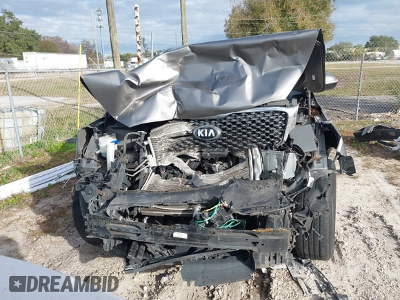 2018 Kia Sorento LX with VIN 5XYPG4A39JG385841, listed as a IAAI auction lot 41420471 with 1 mi miles. Bid and sale history available at carsss.com. Image 12.