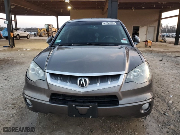 2007 Acura RDX Tech Pkg with VIN 5J8TB18507A015486, listed as a Copart auction lot 45559045 with 184,143 mi miles and Salvage Title. Bid and sale history available at carsss.com. Image 5.