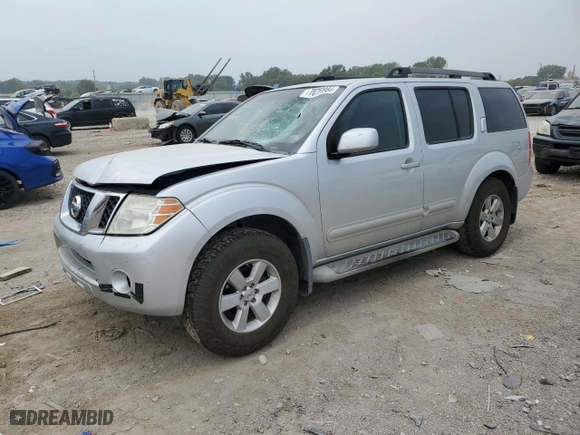 2011 Nissan Pathfinder Silver with VIN 5N1AR1NB4BC625024, listed as a Copart auction lot 70759984 with 189,182 mi miles and Salvage Title. Bid and sale history available at carsss.com. Image 1.