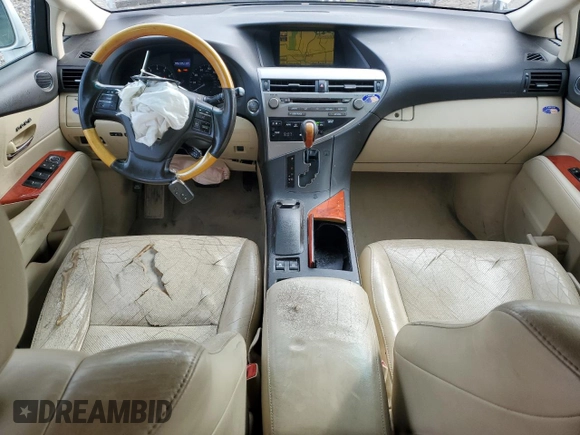 2010 Lexus RX 350 z VIN 2T2BK1BAXAC052379, wystawiony jako Copart lot #55338765 z przebiegiem 221 698 mil mil oraz Szkoda całkowita • Salvage title. Historia ofert i sprzedaży dostępna na DreamBid. Obrazek 8.