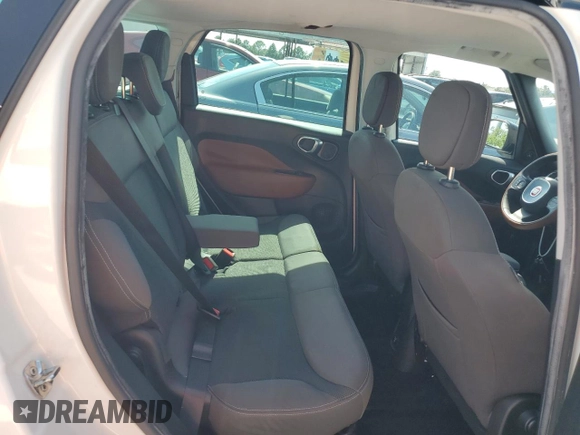 2014 FIAT 500L Trekking with VIN ZFBCFADH9EZ015734, listed as a Copart auction lot 57647185 with 67,302 mi miles and Salvage title. Bid and sale history available at DreamBid. Image 10.