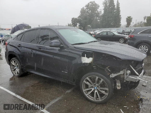 2016 BMW X6 xDrive35i with VIN 5UXKU2C58G0N78906, listed as a Copart auction lot 42349863 with 117,111 mi miles. Bid and sale history available at carsss.com. Image 4.