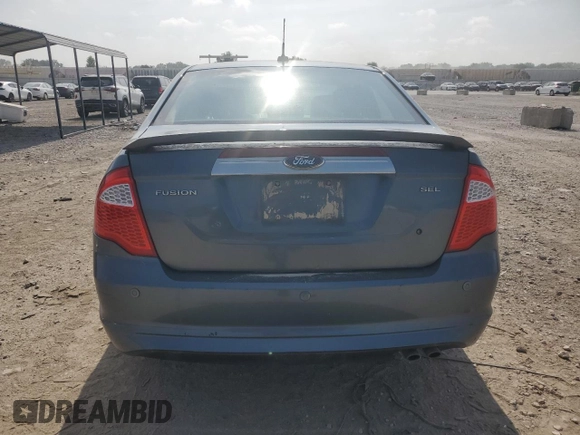 2012 Ford Fusion SEL with VIN 3FAHP0JA6CR412195, listed as a Copart auction lot 60922115 with 266,219 mi miles and Salvage title. Bid and sale history available at DreamBid. Image 6.