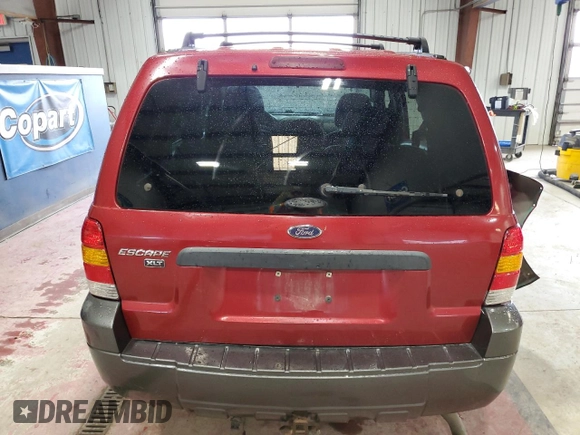 2005 Ford Escape XLT with VIN 1FMYU931X5KA41971, listed as a Copart auction lot 76321744 with Not Provided miles and Salvage Title. Bid and sale history available at carsss.com. Image 6.